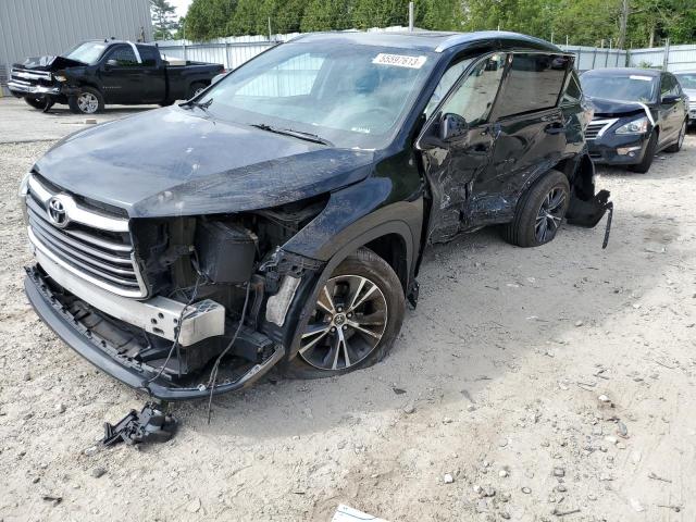 5TDJKRFHXGS274426 - 2016 TOYOTA HIGHLANDER XLE Qara foto 1