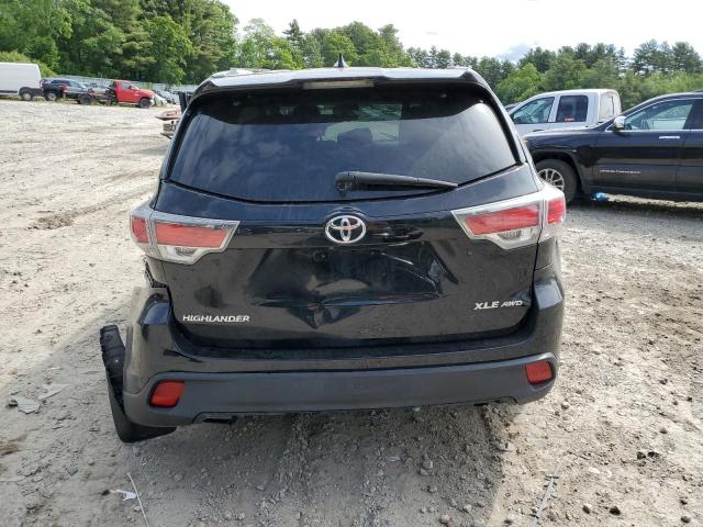 5TDJKRFHXGS274426 - 2016 TOYOTA HIGHLANDER XLE Qara foto 6