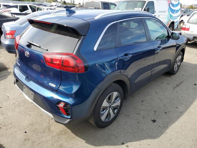 KNDCB3LC0L5396386 - 2020 KIA NIRO LX BLUE photo 3