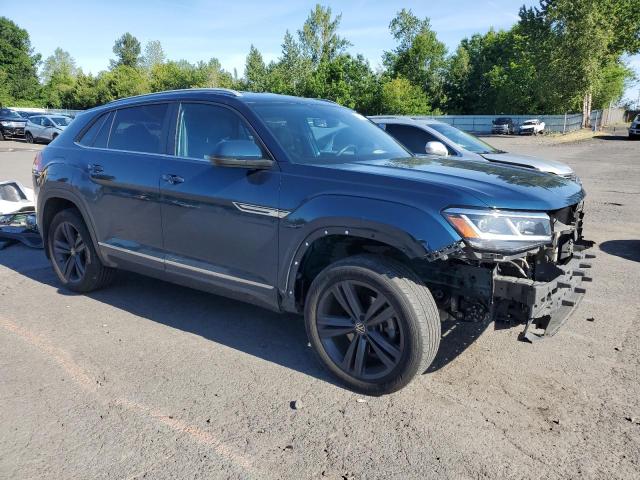 1V21E2CAXLC226151 - 2020 VOLKSWAGEN ATLAS CROS SE Bleu photo 4