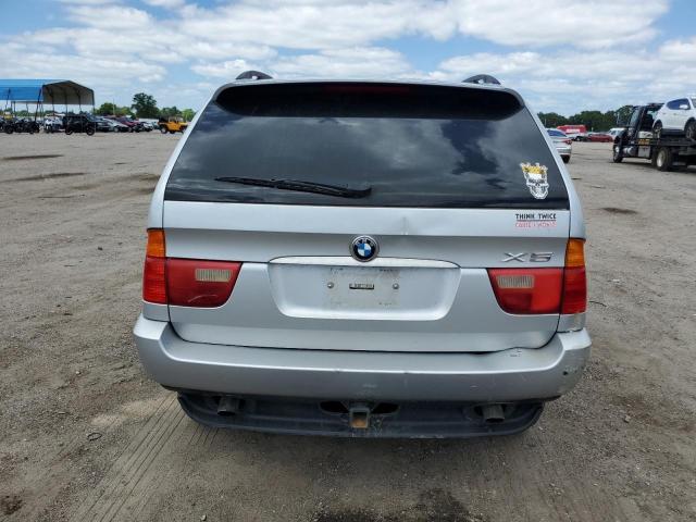 5UXFA53523LV86021 - 2003 BMW X5 3.0I SILVER photo 6