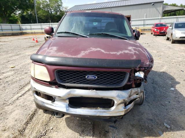 1FTZF08W2WKA58624 - 1998 FORD F150 BURGUNDY photo 5