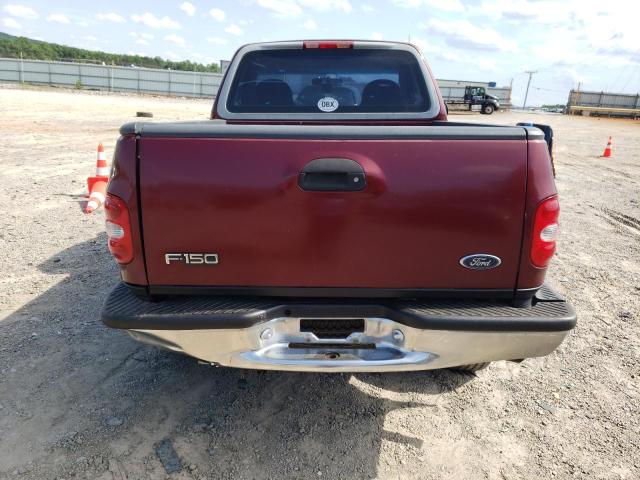 1FTZF08W2WKA58624 - 1998 FORD F150 BURGUNDY photo 6