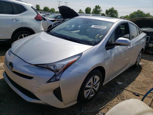 JTDKARFU2G3507205 - 2016 TOYOTA PRIUS SILVER photo 1