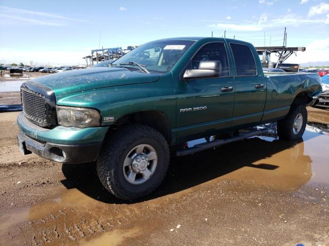 3D7KU28DX3G707290 - 2003 DODGE RAM 2500 ST GREEN photo 1