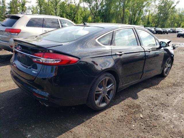 3FA6P0VPXJR251126 - 2018 FORD FUSION SPORT BLACK photo 3