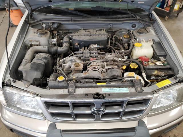 JF1SF6558YH706196 - 2000 SUBARU FORESTER S SILVER photo 11