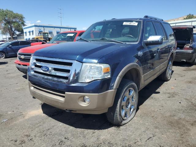 1FMJU1J58EEF63182 - 2014 FORD EXPEDITION XLT BLUE photo 1