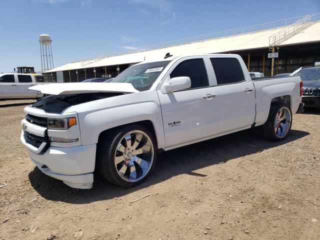 3GCPCPEC2JG274332 - 2018 CHEVROLET SILVERADO C1500 CUSTOM WHITE photo 1