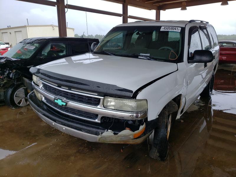 1GNEC13V44R285370 - 2004 CHEVROLET TAHOE C1500 WHITE photo 2