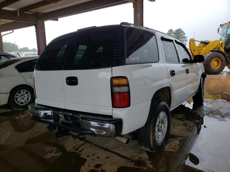 1GNEC13V44R285370 - 2004 CHEVROLET TAHOE C1500 WHITE photo 4