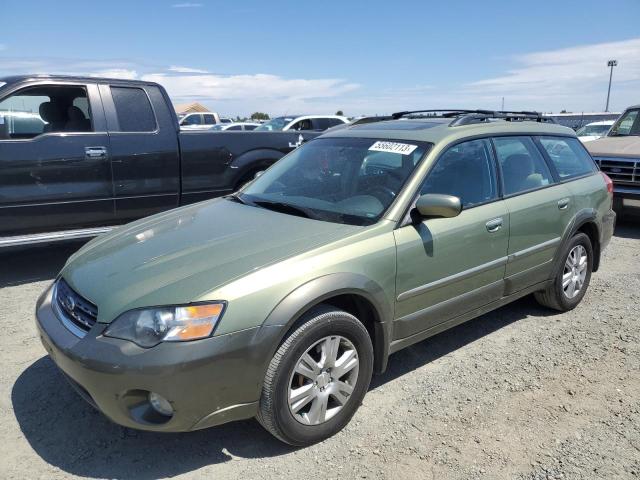 4S4BP62CX57335856 - 2005 SUBARU LEGACY OUTBACK 2.5I LIMITED GREEN photo 1