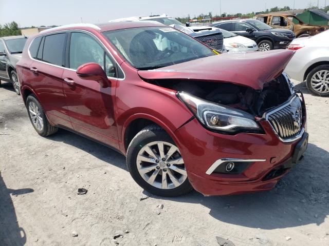 LRBFXDSA7HD012765 - 2017 BUICK ENVISION ESSENCE RED photo 4