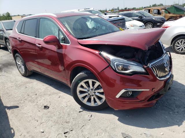 LRBFXDSA7HD012765 - 2017 BUICK ENVISION ESSENCE Կարմիր լուսանկար 4