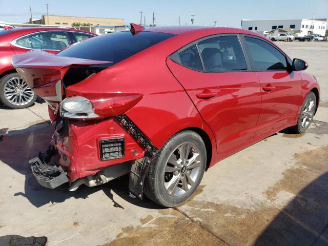 KMHD84LF2HU397339 - 2017 HYUNDAI ELANTRA SE RED photo 3