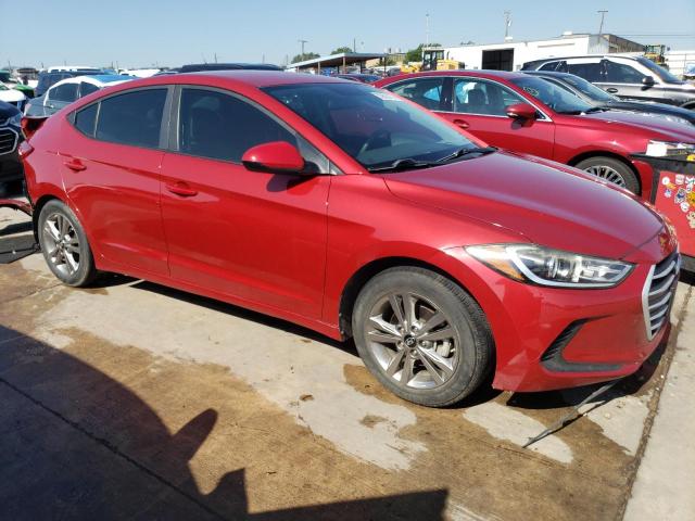 KMHD84LF2HU397339 - 2017 HYUNDAI ELANTRA SE RED photo 4