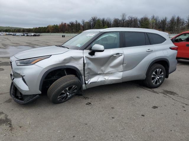 5TDGZRBH4MS541339 - 2021 TOYOTA HIGHLANDER XLE SILVER photo 1
