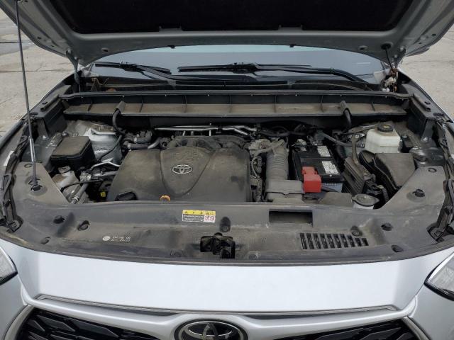 5TDGZRBH4MS541339 - 2021 TOYOTA HIGHLANDER XLE SILVER photo 12