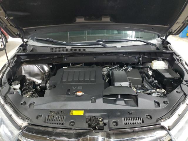 5TDJKRFH0GS500635 - 2016 TOYOTA HIGHLANDER XLE GRAY photo 12