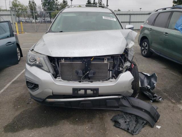 5N1DR2MN9KC623445 - 2019 NISSAN PATHFINDER S SILVER photo 5