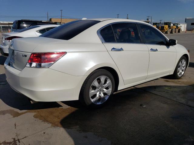 5KBCP3F87AB003389 - 2010 HONDA ACCORD EXL WHITE photo 3