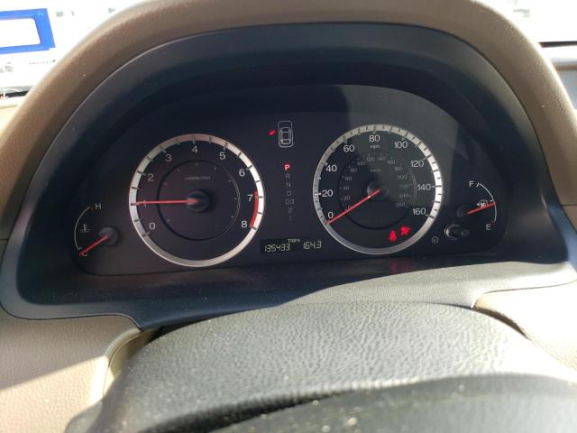 5KBCP3F87AB003389 - 2010 HONDA ACCORD EXL WHITE photo 9