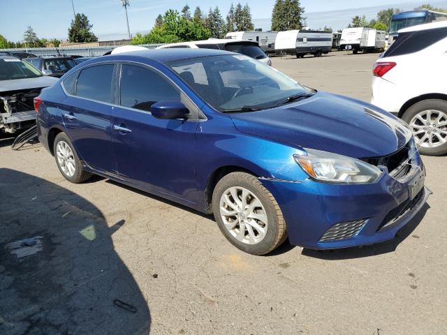 3N1AB7AP1JL625243 - 2018 NISSAN SENTRA S BLUE photo 4