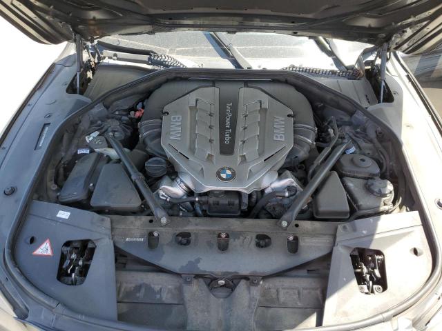 WBAKB8C51BCY66846 - 2011 BMW 750 LI CHARCOAL photo 11