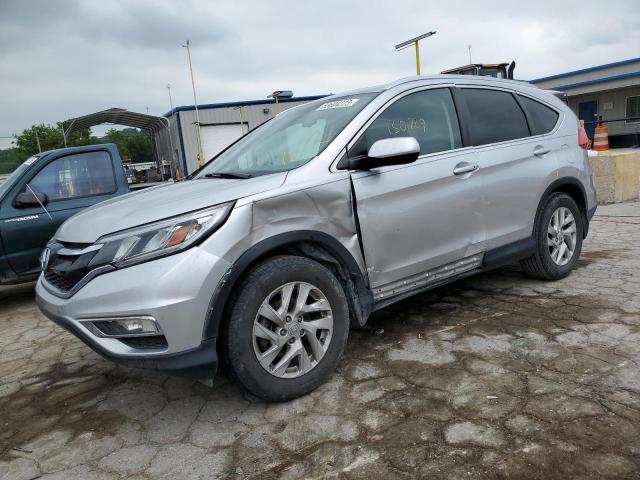 2HKRM3H72FH525877 - 2015 HONDA CR-V EXL SILVER photo 1