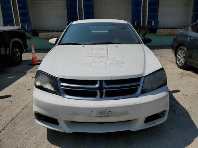 1B3BD1FG3BN514973 - 2011 DODGE AVENGER MAINSTREET WHITE photo 5