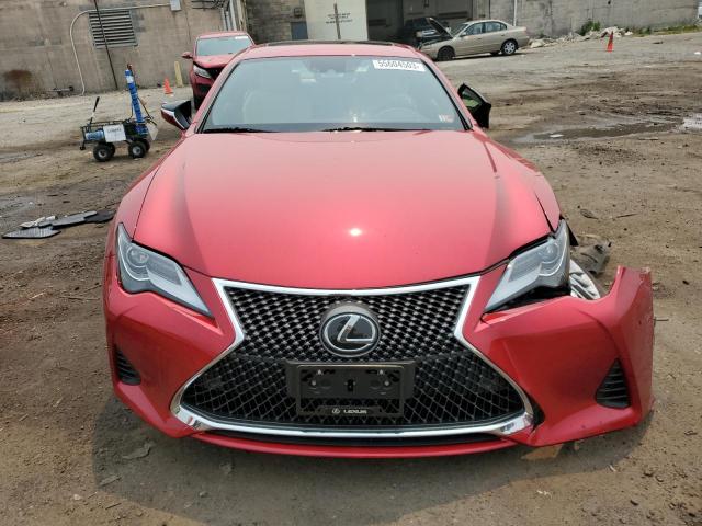 JTHS85BC4K5004949 - 2019 LEXUS RC 300 RED photo 5