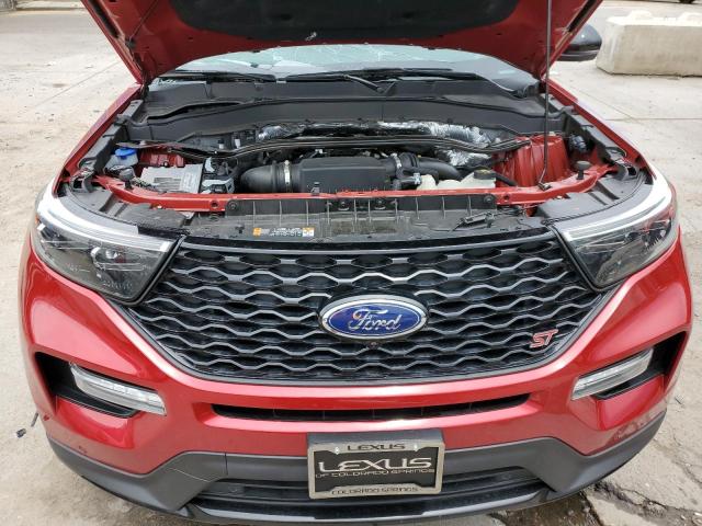 1FM5K8GC1LGA53490 - 2020 FORD EXPLORER ST RED photo 12