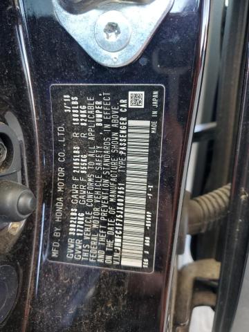 JHMFC1F75JX007951 - 2018 HONDA CIVIC EXL 黑色 照片 12