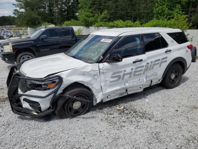 1FM5K8AC1NGB17877 - 2022 FORD EXPLORER POLICE INTERCEPTOR 白色 照片 1