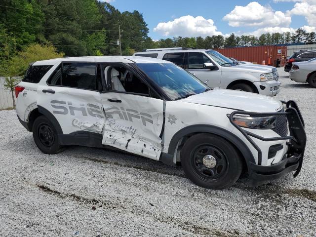 1FM5K8AC1NGB17877 - 2022 FORD EXPLORER POLICE INTERCEPTOR 白色 照片 4