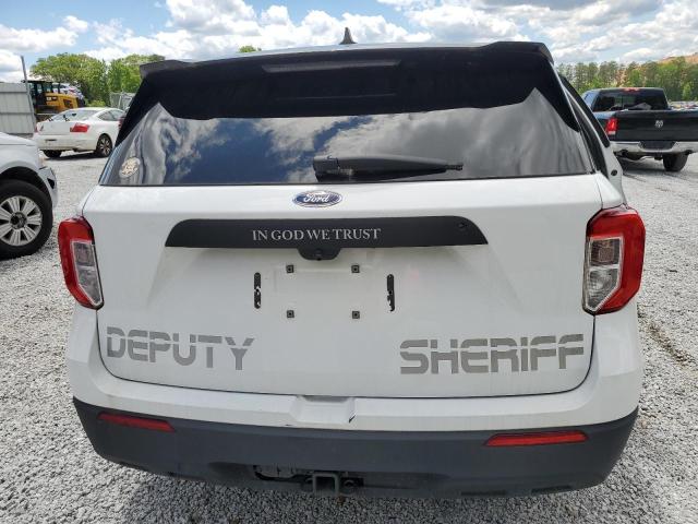 1FM5K8AC1NGB17877 - 2022 FORD EXPLORER POLICE INTERCEPTOR 白色 照片 6