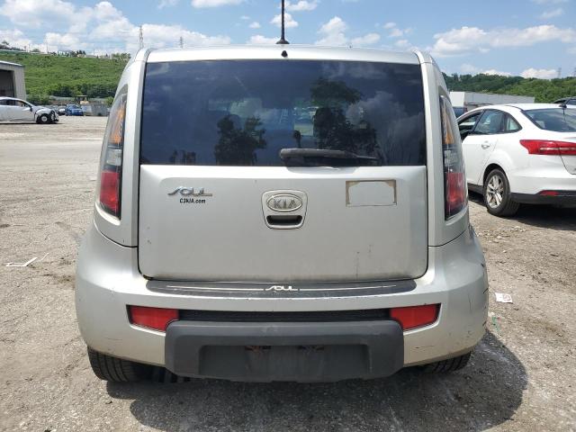 KNDJT2A22A7111164 - 2010 KIA SOUL + SILVER photo 6