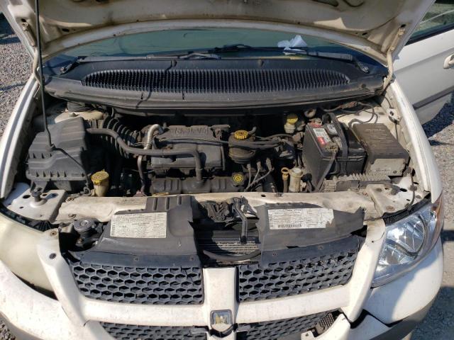 1B4GP25321B211941 - 2001 DODGE CARAVAN SE WHITE photo 12