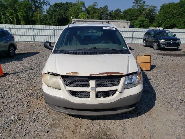 1B4GP25321B211941 - 2001 DODGE CARAVAN SE WHITE photo 5