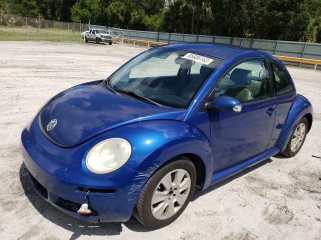 3VWPW31C68M525643 - 2008 VOLKSWAGEN NEW BEETLE S BLUE photo 1