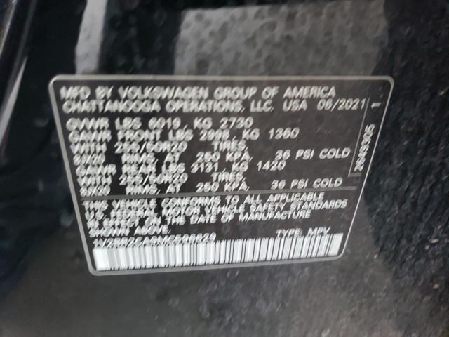 1V2BR2CA9MC596629 - 2021 VOLKSWAGEN ATLAS SEL Yaşıl foto 13