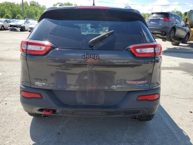 1C4PJMBSXHW600230 - 2017 JEEP CHEROKEE TRAILHAWK GRAY photo 6