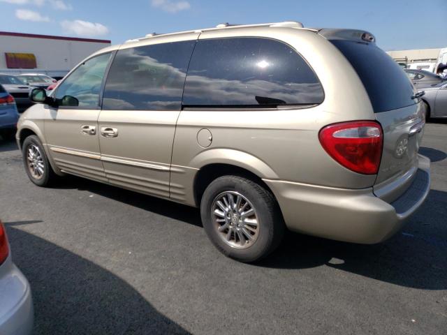 2C8GP64L43R233390 - 2003 CHRYSLER TOWN & COU LIMITED BEIGE photo 2