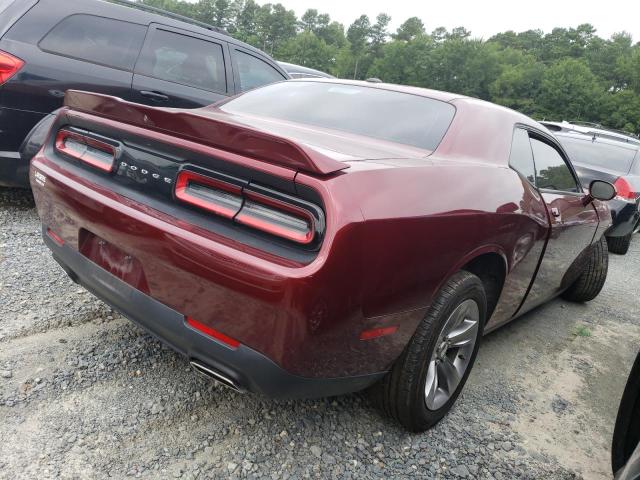 2C3CDZAG5KH694463 - 2019 DODGE CHALLENGER SXT BURGUNDY photo 3