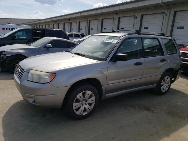 JF1SG63638H722637 - 2008 SUBARU FORESTER 2.5X SILVER photo 1