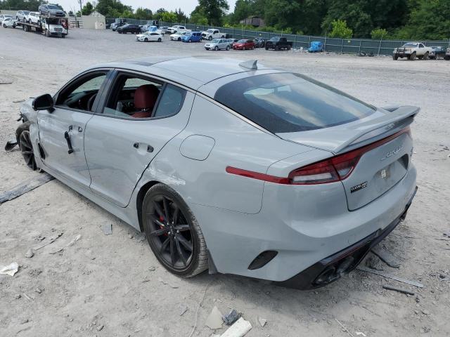 KNAE55LC1N6112737 - 2022 KIA STINGER GT2 GRAY photo 2