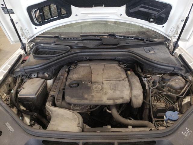 4JGDA5HB8DA121663 - 2013 MERCEDES-BENZ ML 350 4MATIC WHITE photo 12