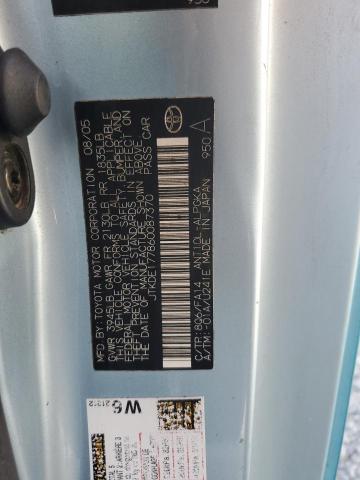 JTKDE177860087370 - 2006 TOYOTA SCION TC 蓝色 照片 12