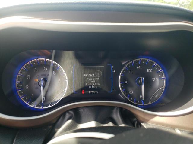 2C4RC1BGXHR524353 - 2017 CHRYSLER PACIFICA TOURING L შავი ფოტო 9