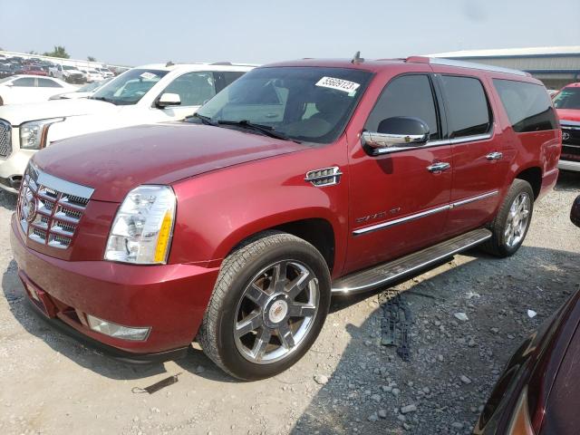 1GYUKHEF0AR100906 - 2010 CADILLAC ESCALADE ESV LUXURY RED photo 1